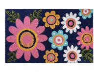 PVC Tufted Mat Rose & Grey Florals