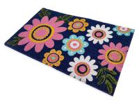 PVC Tufted Mat Rose & Grey Florals