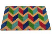 PVC Tufted Mat Blue Diamond Dot