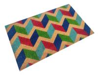 PVC Tufted Mat Blue Diamond Dot