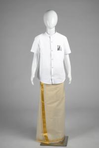 Junior Commando Boys Cotton Solid Half Sleeve Shirt - Bright White