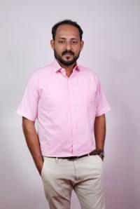 Premium Quality Plain Cotton Shirt Half Sleeve Rose
