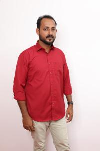 Cotton Blended Full Sleeve Shirt Maroon