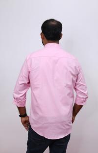 Pure Cotton Plain Full Sleeve Shirt Rose