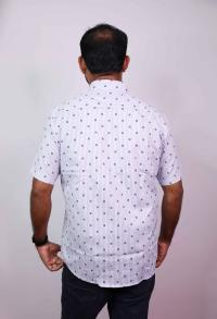 Trendy Printed Cotton Blended Shirts Half Sleeve Hugo Printed