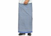Handwoven Men Blue Checked Kaily