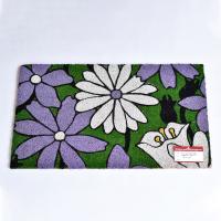 PVC TUFTED COIR FLOOR MAT  FLORALS