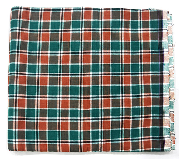 Hantex chekered Multicolor Lungi(GreenOrange)