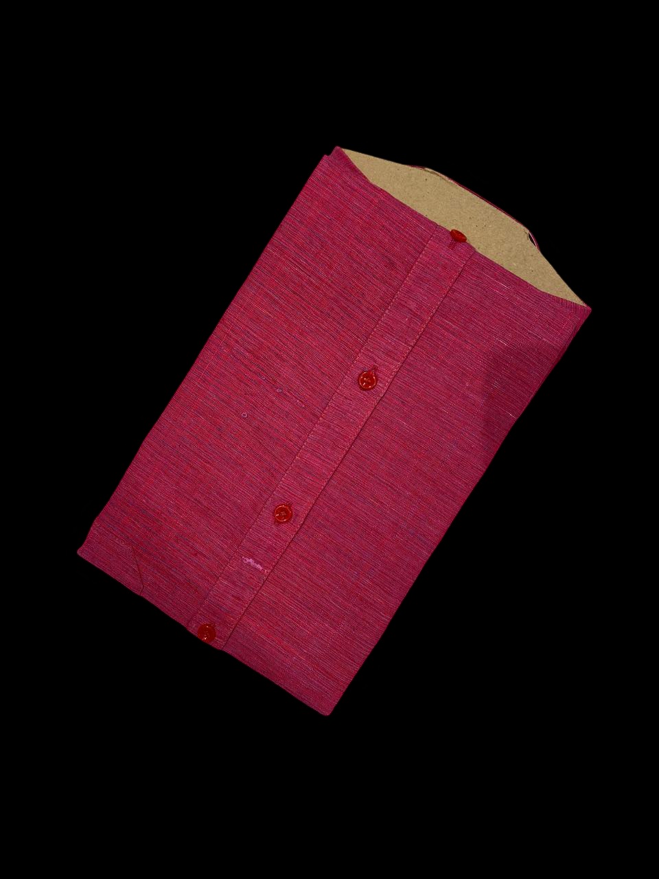 LEADER-PLAIN SHIRT Dark pink