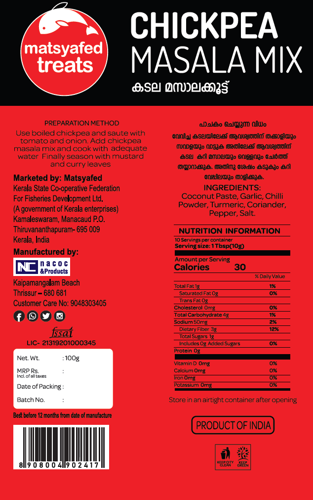 Chickpea Masala Mix