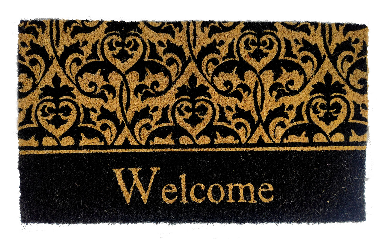 BC1 COIR MAT WELCOME ETHNIC MOTIFS