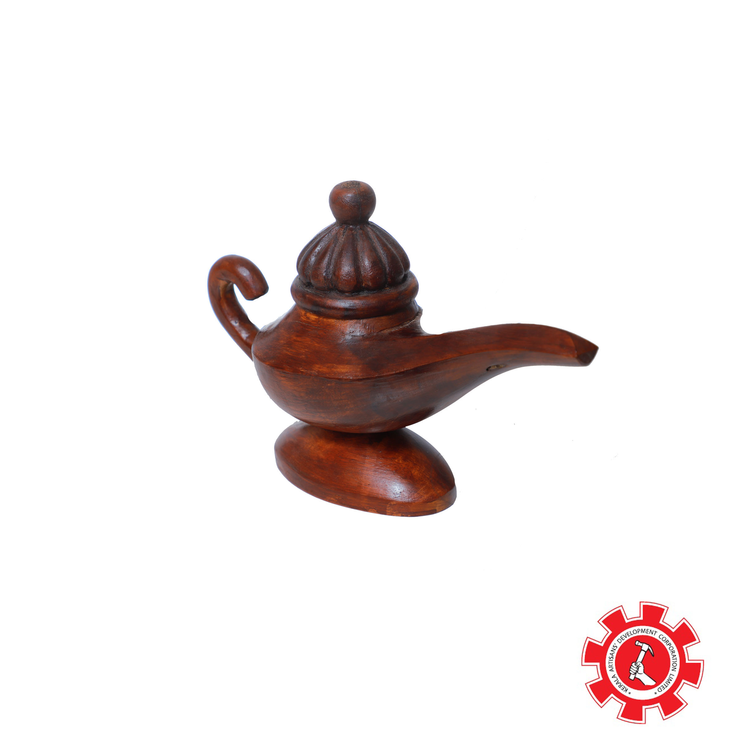Handcarved Wooden Alladin's Magic Lamp