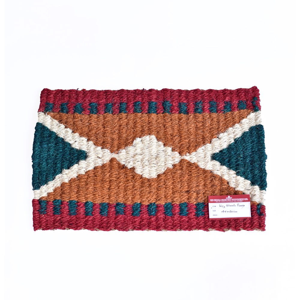 WC3 COIR FLOOR MAT REVERCE DIAMOND_MULTI COLOUR 40...