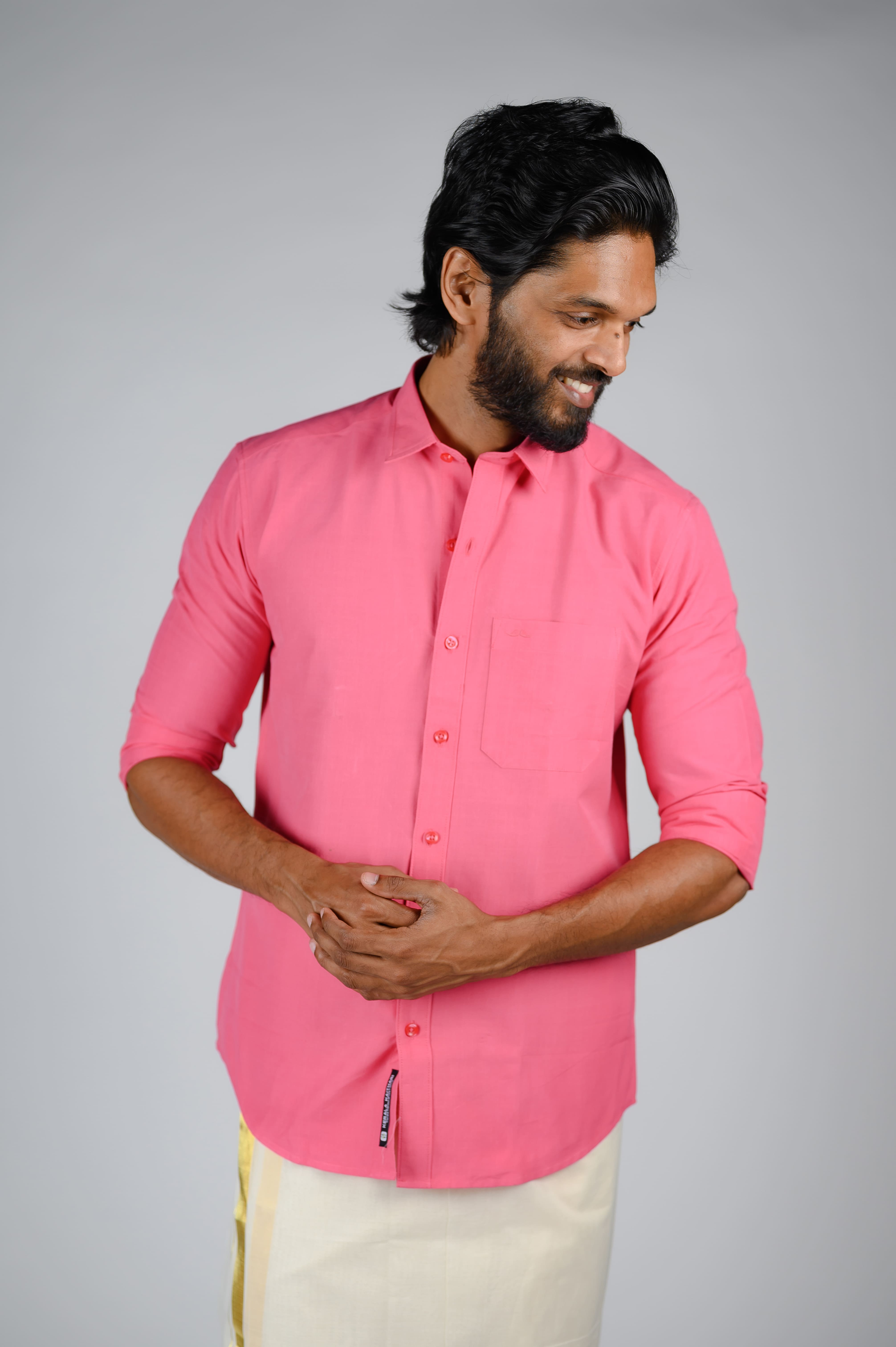 Commando Mens Cotton Solid Regular Fit Full Sleeve...