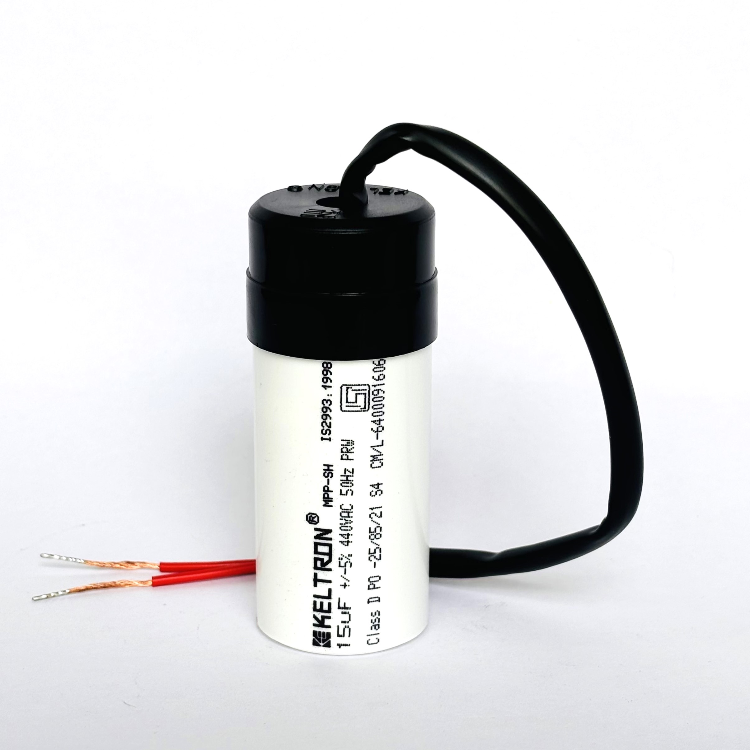 15MFD/440V  -  MOTOR RUN CAPACITOR (1 BOX : 81 PIECES)