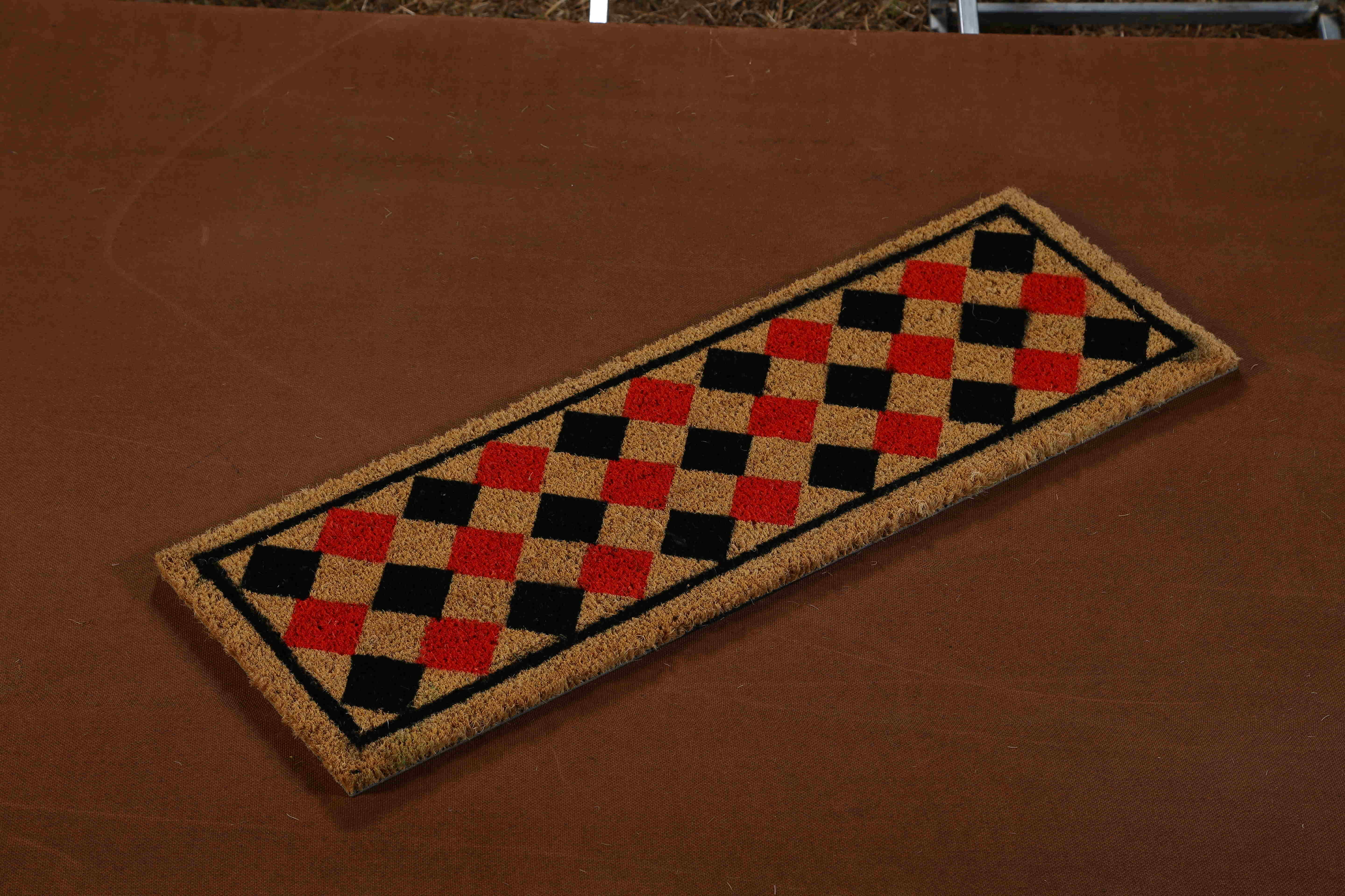 PVC TUFTED MAT BLEACH FANCY