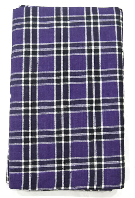 Hantex chekered Multicolor Lungi For Men(PurpleBla...