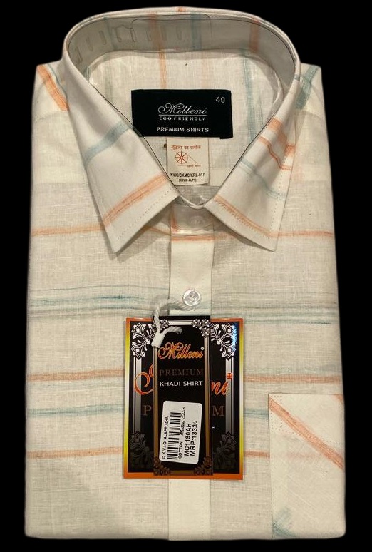 Milleni shirt- striped White multi-coloured
stripes