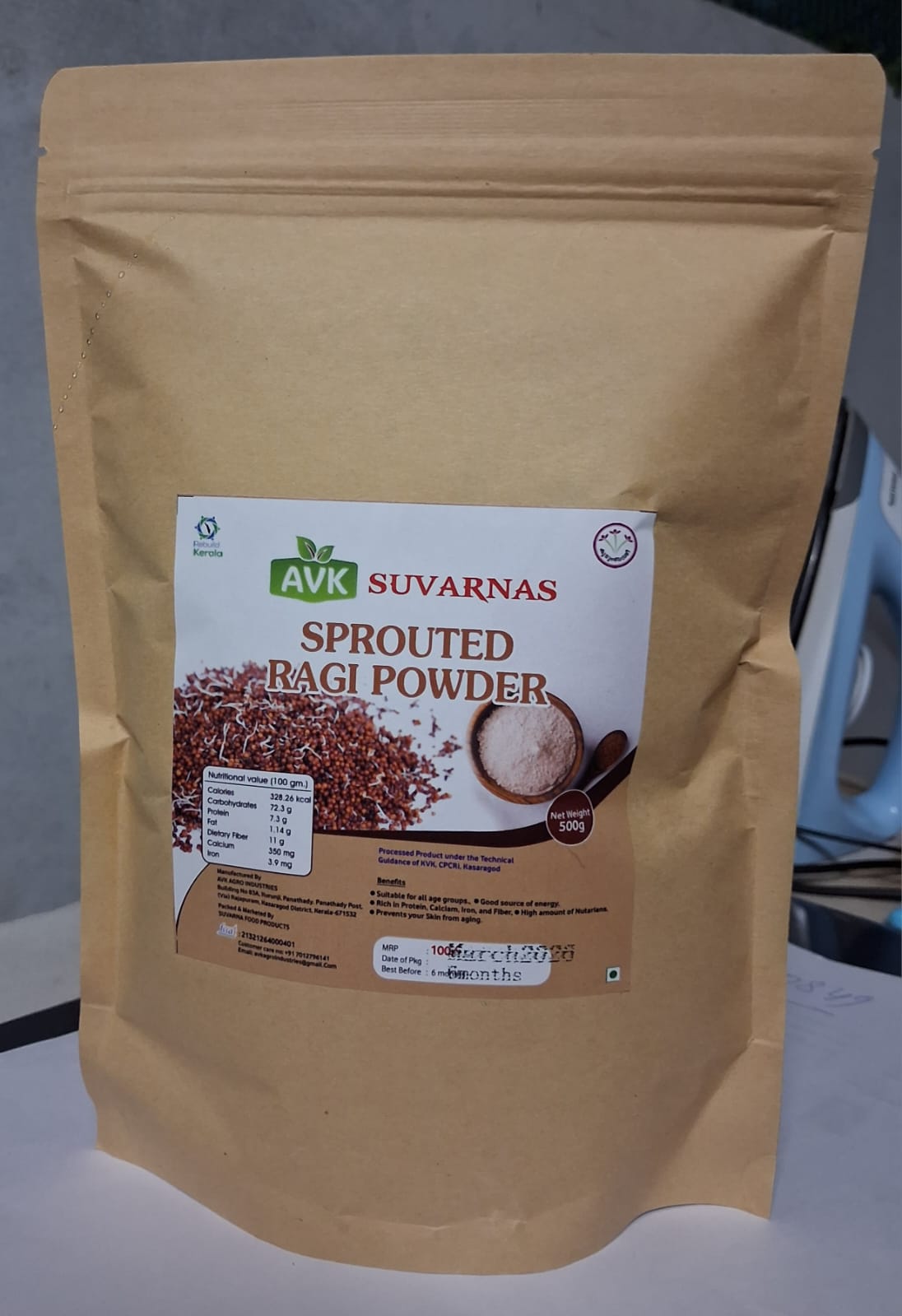 Sprouted Ragi Powder